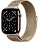 Часы Apple Watch Series 11 46mm Titanium Case Milanese Loop Gold M/L 42_42_526572