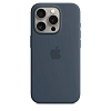 Чехол Apple iPhone 15 Pro Silicone Case with MagSafe -  Storm Blue 100_100_641711