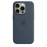 Чехол Apple iPhone 15 Pro Silicone Case with MagSafe -  Storm Blue 250_100_641711