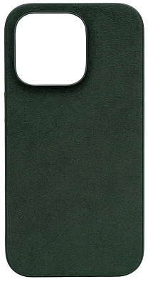 Чехол алькантара для iPhone 14 Pro Max Зеленый 400_400_533331