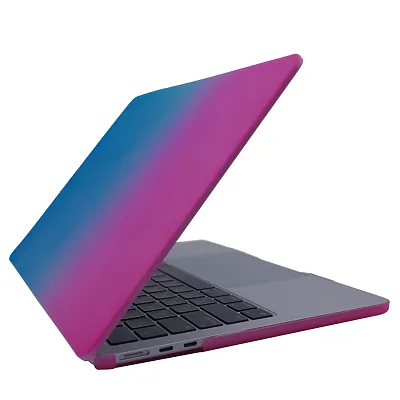 Чехол DDC Rainbow Case на MacBook Pro 16.2 Розовый/Синий 400_400_130649