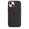 Чехол для iPhone 15 Silicone Case with MagSafe - Black 100_100_642106