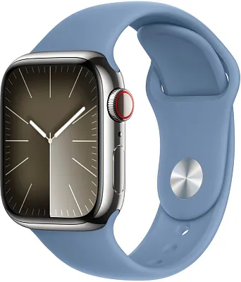 Ремешок Apple Watch 41 мм Sport Band Slate Blue S/M 400_400_117533
