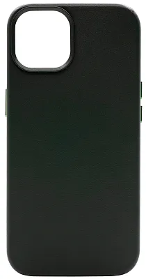 Чехол для iPhone 14 кожаный с MagSafe Зеленый 400_400_135815
