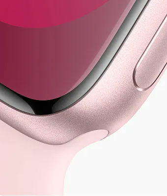 Часы Apple Watch Series 9 41mm Aluminium Case Sport Band Pink M/L 400_400_110523