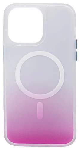 Чехол для iPhone 14 Pro с MagSafe матовый градиент Розовый 250_100_534131