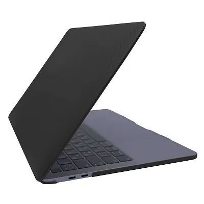 Чехол карбоновый текстура в виде точки DDC Carbon fiber textured на MacBook Pro 13.3 Черный 400_400_130392