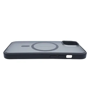 Чехол для iPhone 14 Plus матовый с MagSafe Черный 400_400_123989