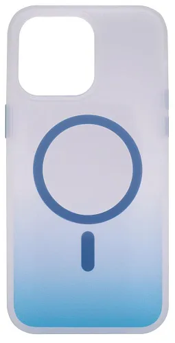 Чехол для iPhone 14 Pro Max с MagSafe матовый градиент Синий 250_100_534004