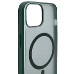 Чехол для iPhone 14 матовый с MagSafe Зеленый 250_100_534213