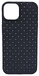 Плетеный Силиконовый чехол для iPhone 14 Plus Черный 250_100_532281