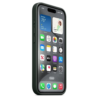 Чехол Apple iPhone 15 Pro FineWoven Case with MagSafe - Evergreen 400_400_641559