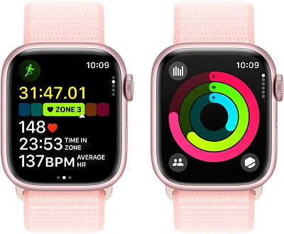 Часы Apple Watch Series 9 41mm Aluminium Case Sport Loop Pink 400_400_640225