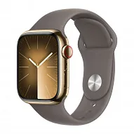Часы Apple Watch Series 9 45mm Gold Stainless Steel Case Sport Band Clay S/M 500_191_117798