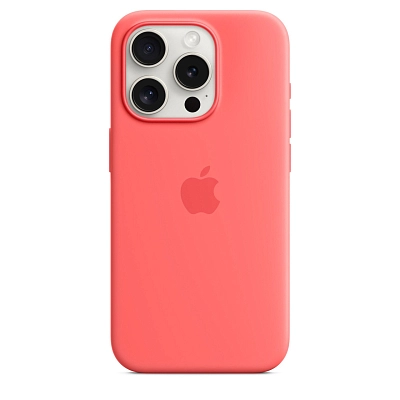 Чехол Apple iPhone 15 Pro Max Silicone Case with MagSafe -  Guava 400_400_545420