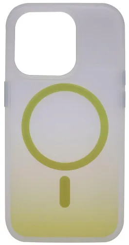 Чехол для iPhone 14 Pro Max с MagSafe матовый градиент Желтый 250_100_533994