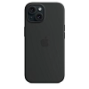 Чехол для iPhone 15 Silicone Case with MagSafe - Black 100_100_642104