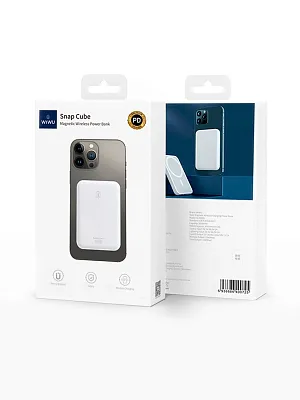 Внешний аккумулятор WiWU Magsafe Snap Cube 5000mAh 400_400_119091