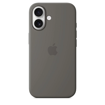 Чехол для iPhone 16 Silicone Case with MagSafe - Stone Gray 400_400_642275