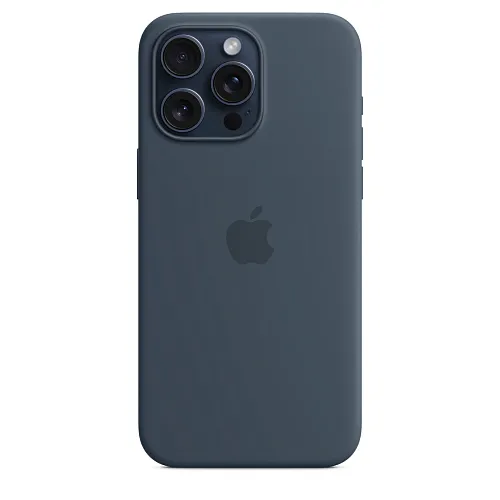 Чехол для iPhone 15 Pro Silicone Case with MagSafe - Storm Blue 250_100_124748