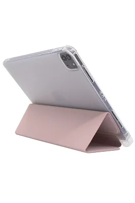 Прозрачный чехол-книжка для iPad Pro 12.9 с тройным загибом Розовый 400_400_121723