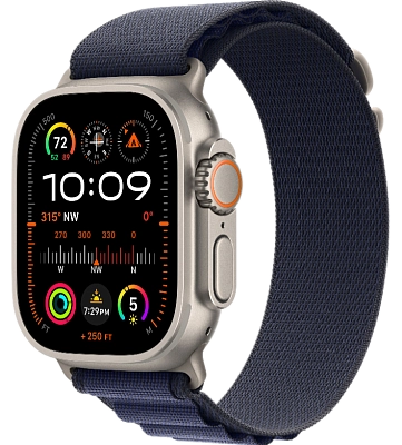 Часы Apple Watch Ultra 2 49mm Titanium Case GPS+Cellular Alpine Loop Navy M 400_400_640737