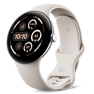 Часы Google Pixel Watch 3 45mm WiFi Polished Silver Case/Porcelain 500_191_641119