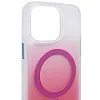 Чехол для iPhone 13 Pro Max с MagSafe матовый градиент Розовый 100_100_533462
