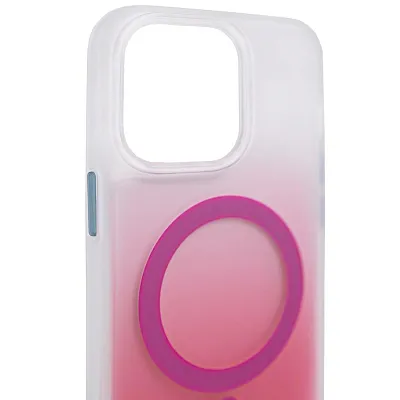 Чехол для iPhone 13 Pro Max с MagSafe матовый градиент Розовый 400_400_533462
