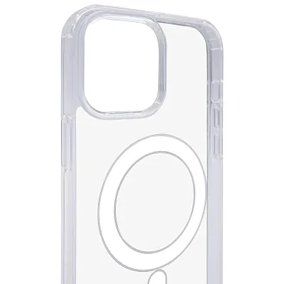 Силиконовый чехол для iPhone 15 Pro с MagSafe Прозрачный 400_400_532686