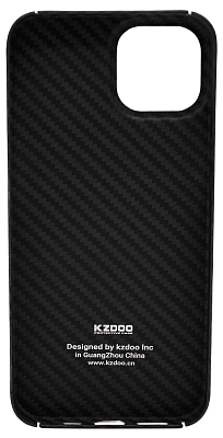 Карбоновый чехол для iPhone 14 KZDOO Kevlar Черный 400_400_532192