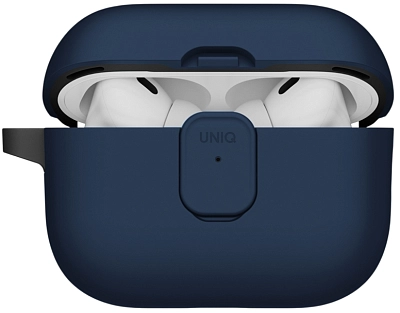 Чехол для AirPods Pro 3 Uniq Clyde - Royal Blue/Dark Grey 400_400_656686