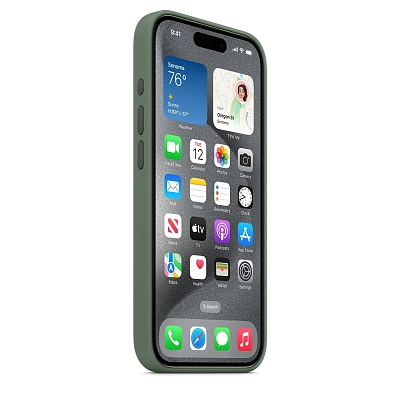 Чехол для iPhone 15 Pro Max Silicone Case with MagSafe - Cypress 400_400_534306