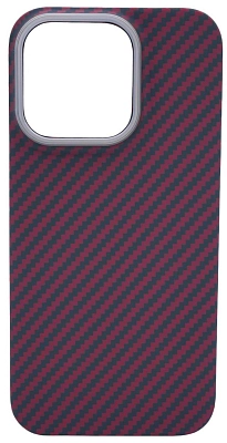 Карбоновый чехол для iPhone 14 Pro KZDOO Kevlar Красный 400_400_532225