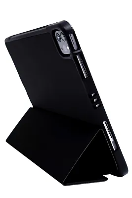 Чехол-книжка для iPad Pro 11 3 загиба силиконовый с рамкой Черный 400_400_125787
