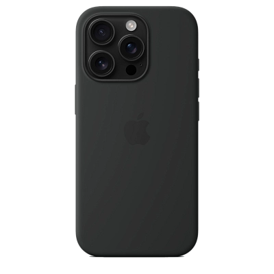 Чехол для iPhone 16 Pro Max Silicone Case with MagSafe - Black 400_400_642162