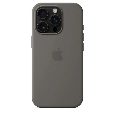 Чехол Apple iPhone 16 Pro Silicone Case with MagSafe - Stone Gray 400_400_641835