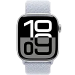 Часы Apple Watch Series 10 46mm Silver Aluminium Case GPS Sport Loop Blue Cloud 250_100_273982