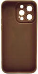Силиконовый чехол для iPhone 13 Pro с 3D мишкой Коричневый 250_100_137727