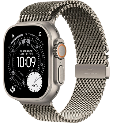 Часы Apple Watch Ultra 3 49mm Titanium Case Natural / Titanium Milanese Loop Natural M 400_400_519186