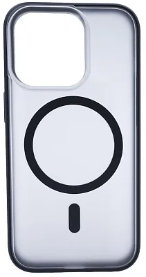 Чехол для iPhone 14 Pro Max матовый с MagSafe Черный 400_400_533955