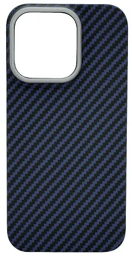 Карбоновый чехол для iPhone 14 Pro Max KZDOO Kevlar Синий 250_100_532254