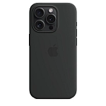 Чехол для iPhone 15 Pro Max Silicone Case with MagSafe - Black 250_100_642057