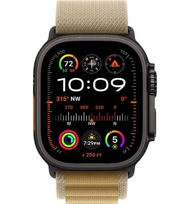 Часы Apple Watch Ultra 2 49mm Black Titanium Case GPS+Cellular Alpine Loop Tan S 400_400_640647