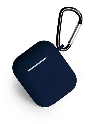 Чехол для AirPods 2 Gurdini Soft Touch - Темно-синий 400_400_313268