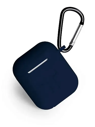 Чехол для AirPods 2 Gurdini Soft Touch - Темно-синий 250_100_551235