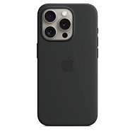 Чехол для iPhone 15 Pro Max Silicone Case with MagSafe - Black 500_191_545566