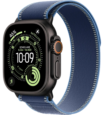 Часы Apple Watch Ultra 3 49mm Titanium Case Black / Trail Loop Blue/Bright Blue M/L 400_400_551045