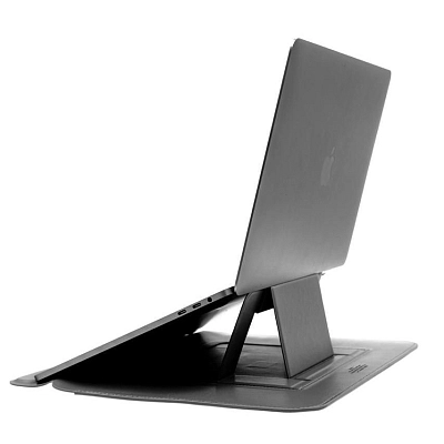 Чехол WIWU Skin Pro Slim Stand Sleeve с подставкой для MacBook 14.2" pro, Black 400_400_641959