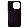Плетеный Силиконовый чехол для iPhone 14 Pro Max Фиолетовый 100_100_121327